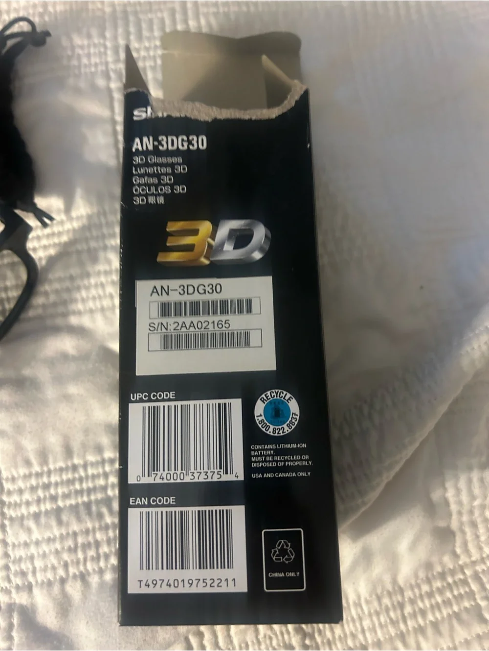 3D Glasses - Sharp